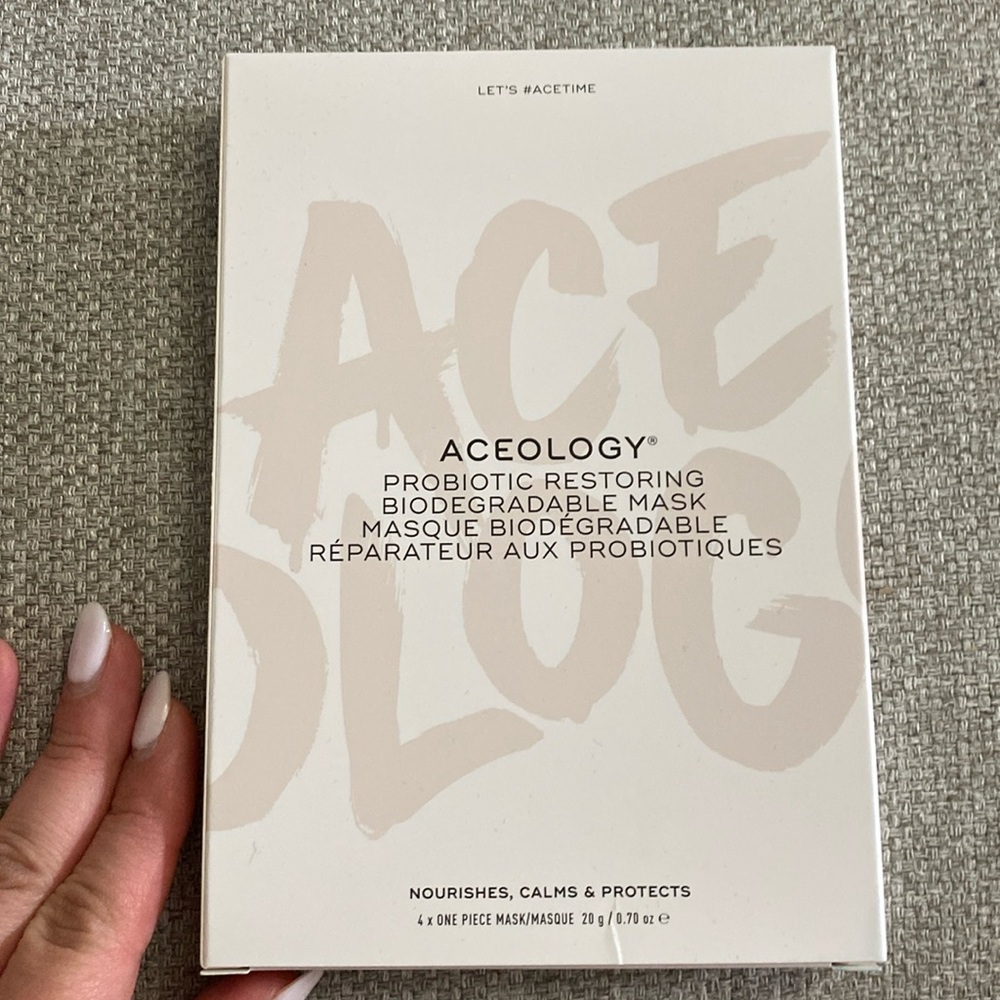 Aceology probiotic restoring biodegradable masks (4)